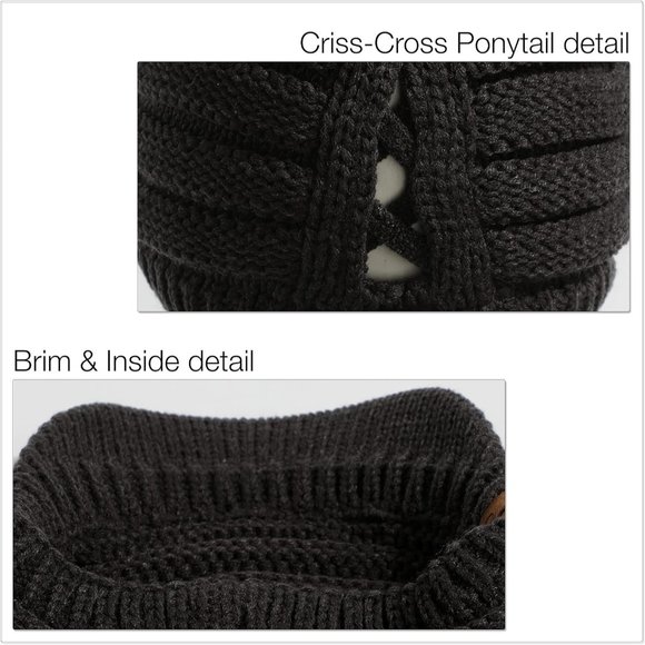Hatsandscarf Exclusives Women\'s Ribbed Knit Hat with Brim main image 5